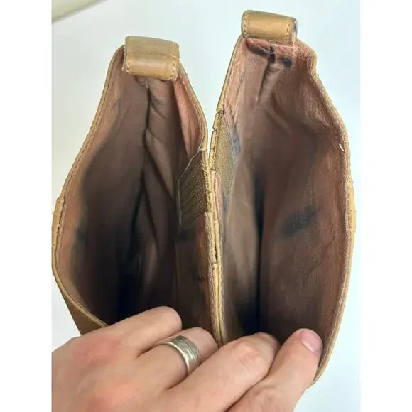 VERY GOOD Boden Knee High 14" Brown Leather Flexible riding boots 8 US / 39 EU - Picture 9 of 13